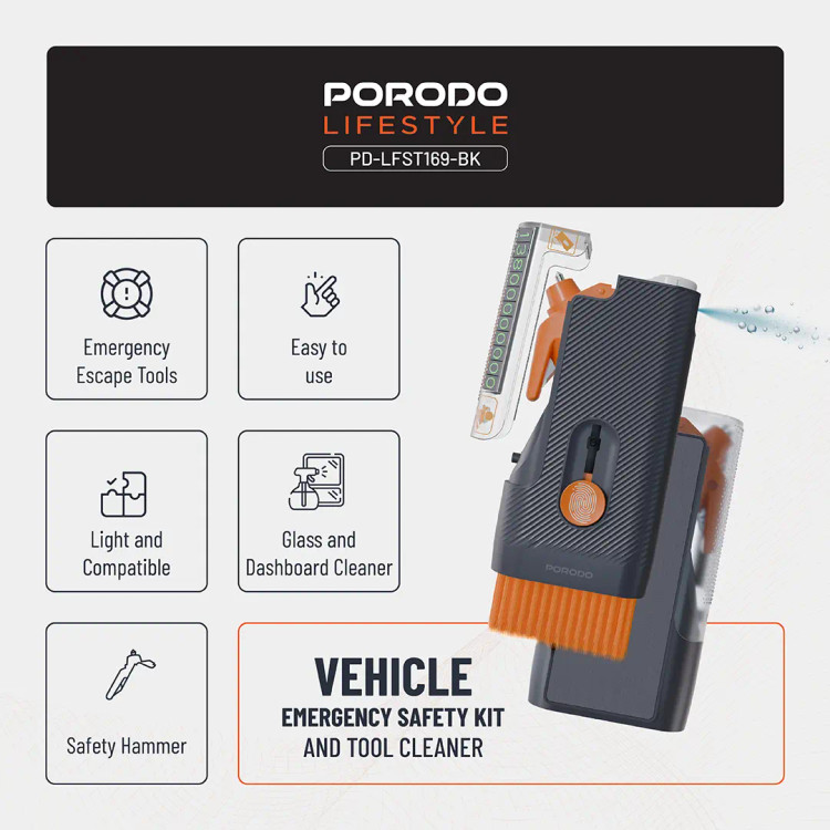 کیف ایمنی و اضطراری خودرو Porodo Lifestyle PD-LFST169