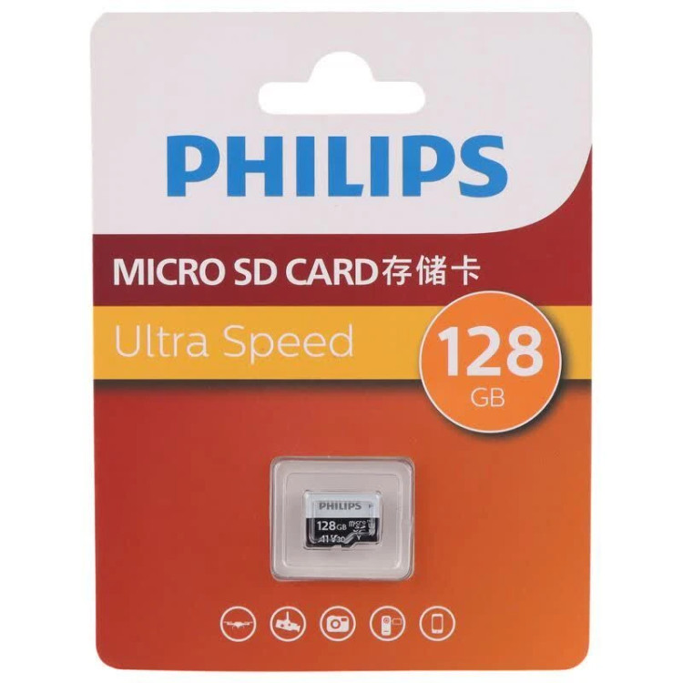 رم میکرو 128 گیگ فیلیپس Philips FM32TF128B/93 A1 V30 U3