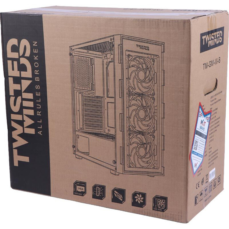 کیس کامپیوتر تویستد مایندز Titan Glass TM-GM-III-B