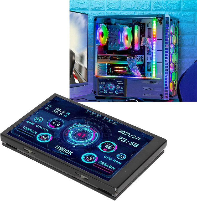نمایشگر هوشمند اطلاعات ۳.۵ اینچی Porodo Gaming PDX537