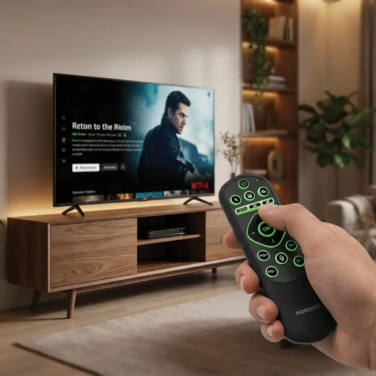 کنترل و کیبورد مینی با سنسور ژیروسکوپ ۶ محوره Porodo Miko PDAMX6