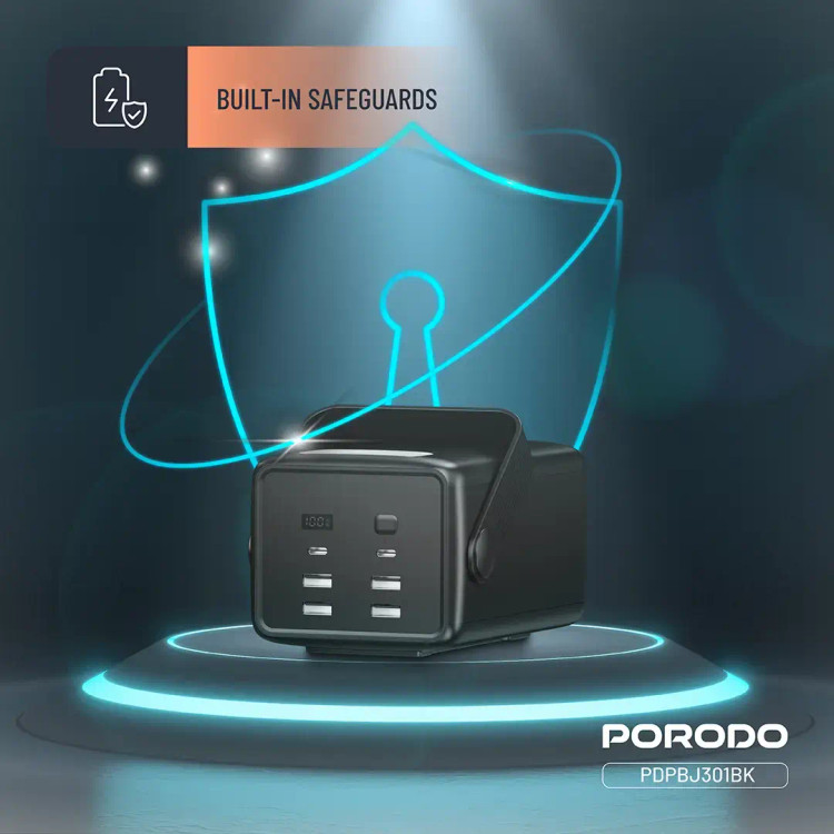 پاوربانک و چراغ قوه 8۰۰۰۰ میلیآمپر ساعتی Porodo Lara PDPBJ301