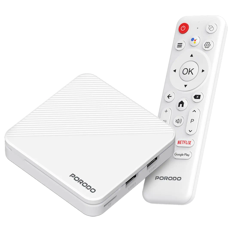 اندروید باکس Porodo Echobox PDH96MAX with 4K Ultra HD Streaming