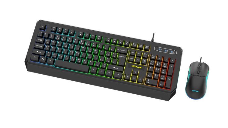کیبورد و موس گیمینگ Green Lion GKM-65