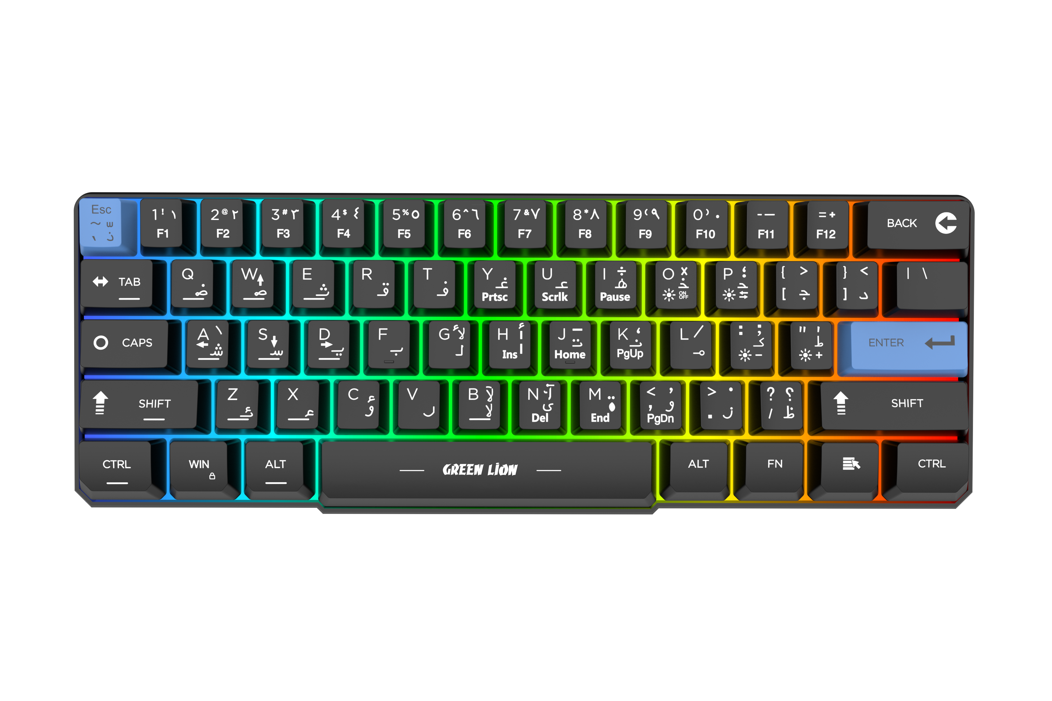 کیبورد گیمینگ Green Lion GKM-60