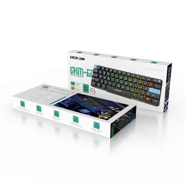 کیبورد گیمینگ Green Lion GKM-60