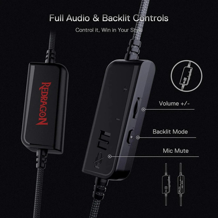 هدست گیمینگ 7.1 کانال Redragon H360 Pandora