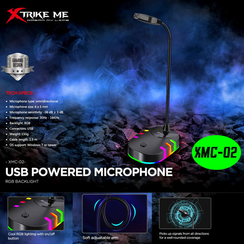 میکروفون رومیزی گیمینگ Xtrike Me XMC-02
